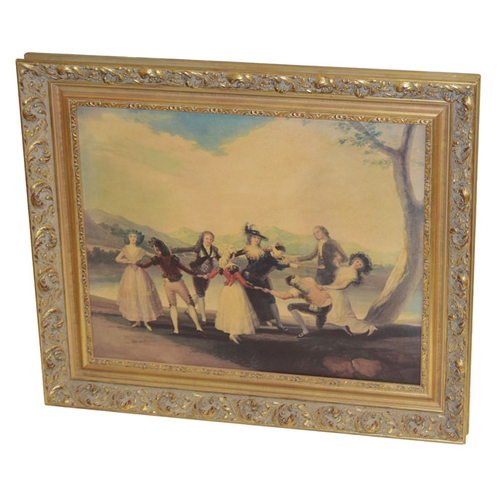 314 - A Gilt Framed Picture 'Ring a Ring a Rosies'