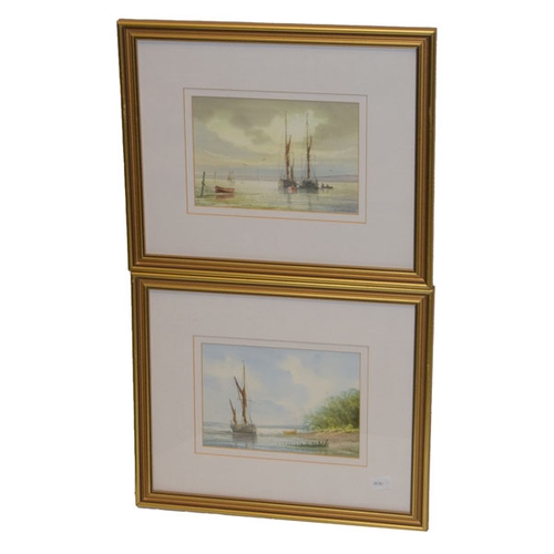 322 - A Nice Pair of Watercolours 'Sailing Boats' - Alan Whitehead