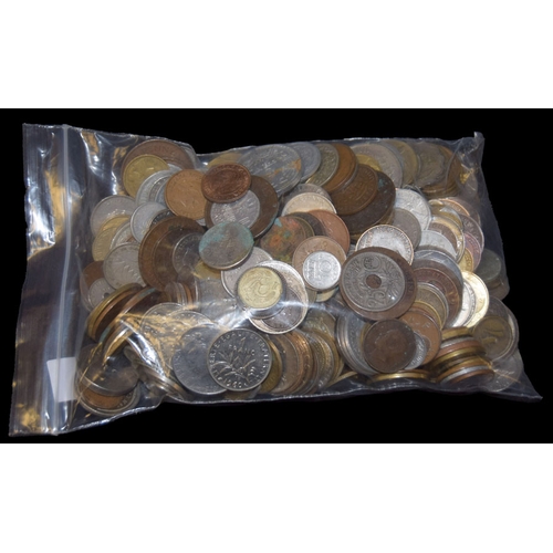 389 - A Bag of Miscellaneous Foreign Coins