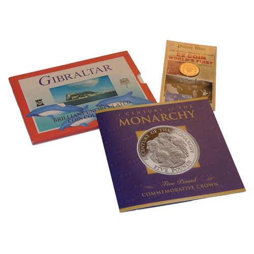 393 - A Gilbrater 'Monarchy & British Legion' Coin Set