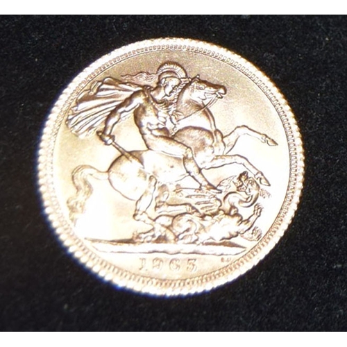 400b - A 1965 Gold Sovereign