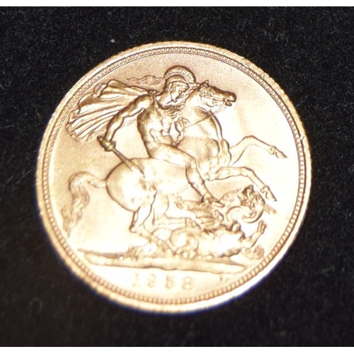 400c - A 1958 Gold Sovereign