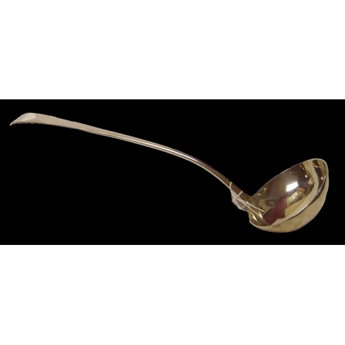 430 - A Superb Early Heavy Silver Soup Ladle, London 1787, George Smith & William Fearn