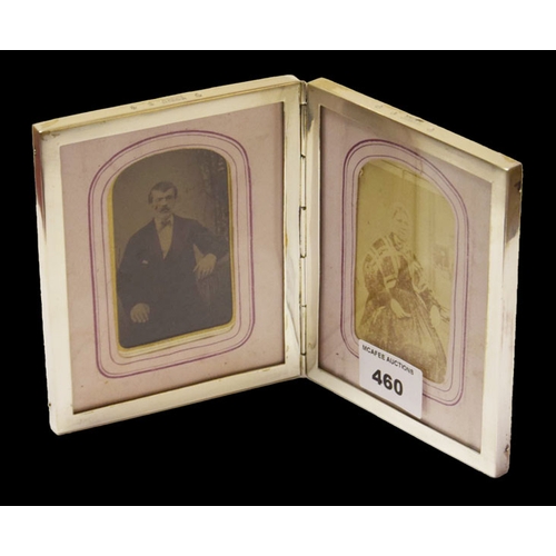 460 - A Superb Double Scottish Silver Photo Frame, Edinburgh 1912, Brooks & Son