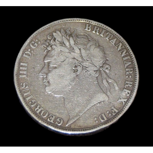 468 - A George III Silver Crown Coin, 1821