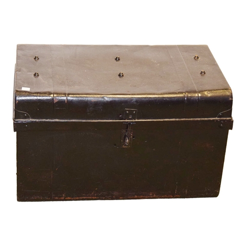 47 - A Good Metal Lidded Trunk