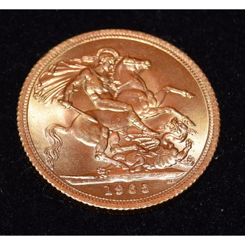 400a - A 1965 Gold Sovereign