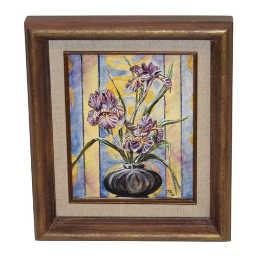 109 - An Oil Painting 'Vase With Flowers'