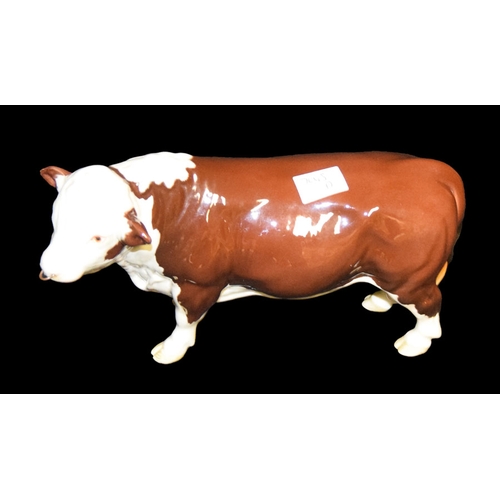 168 - A Beswick Figurine of A Hereford Bull