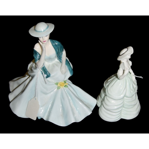 175 - A Coalport Figurine 'Hayley' and A Small Figurine 'Carla'