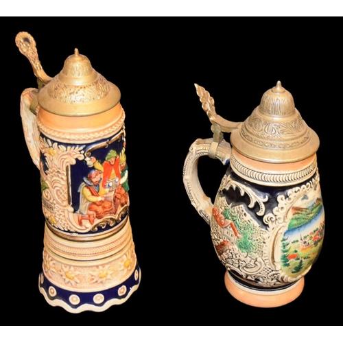 199 - Two Large German Tankards