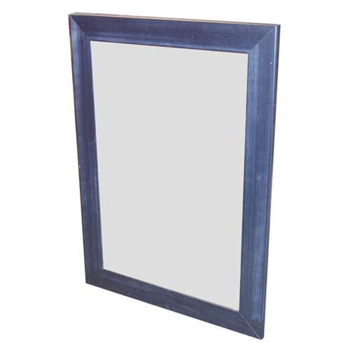 229 - A Large Black Framed Wall Mirror