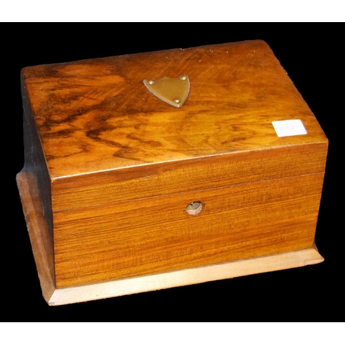 24 - A Nice Lidded Jewellery Box and A Collection of Matchboxes