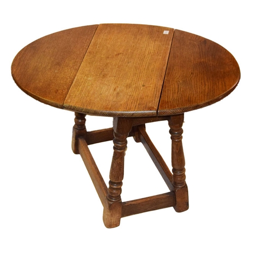 249 - A Nice Sized Oak Drop Leaf Occasional Table