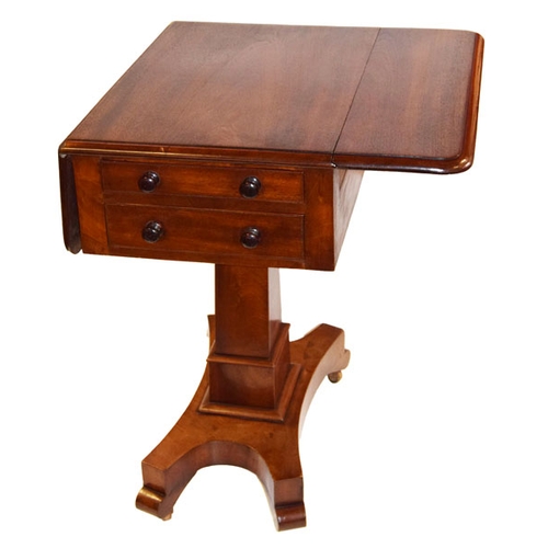 256 - A Very Nice Victorian Mahogany Drop Leaf Occasional Table