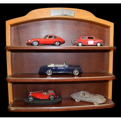 278 - A Collection of Model Cars and Their Stand