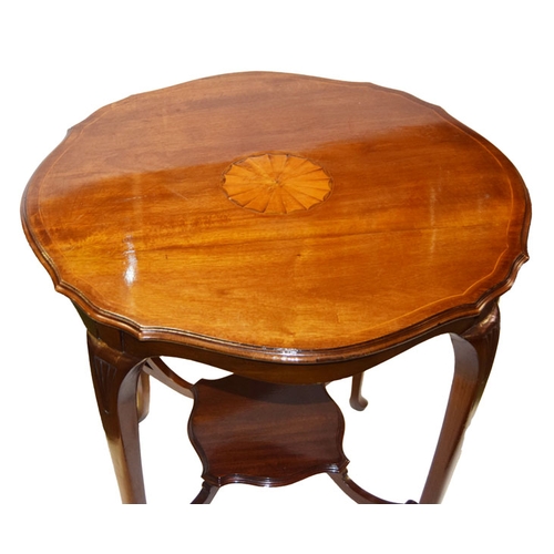 331 - An Inlaid Mahogany Occasional Table