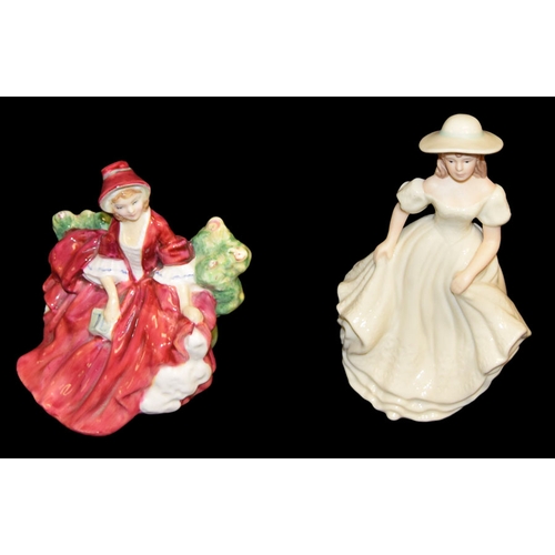 336 - A Royal Doulton Figurine 'Lydia' and Another