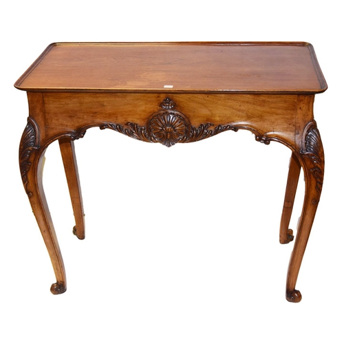 360 - A Very Nice Quality Carved Mahogany Side Table