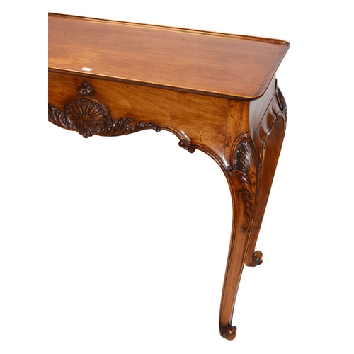 360 - A Very Nice Quality Carved Mahogany Side Table