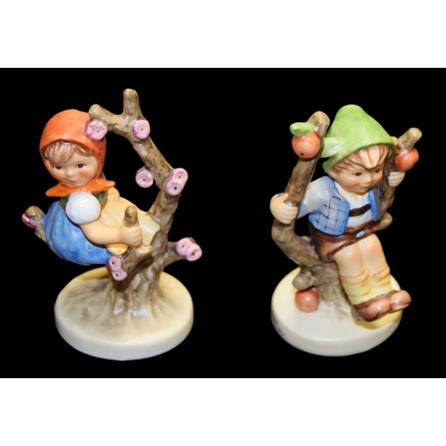 363 - Two Hummel Figurines 'Apple Tree Boy' and 'Apple Tree Girl'