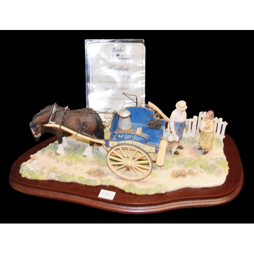 395 - A Large Limited Edition Border Fine Arts Figurine 'Daily Delivery'