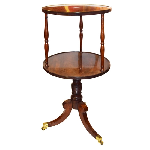 397 - A Georgian Mahogany Circular Dumb Waiter