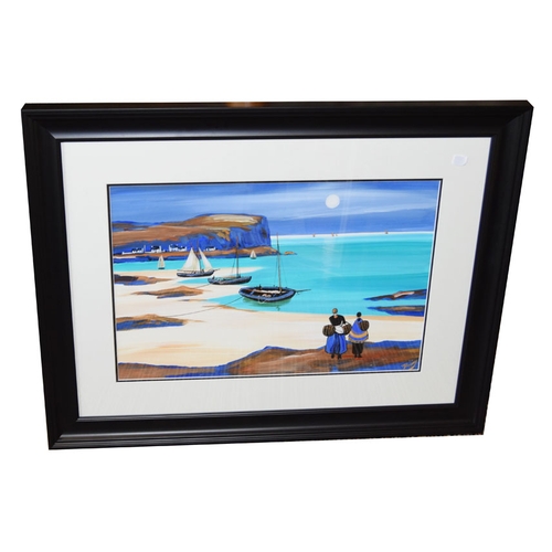 400 - A Large Framed Painting 'Portbradden Moon' - J.P. Rooney