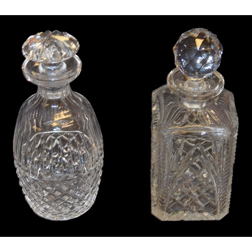 408 - Two Nice Crystal Decanters