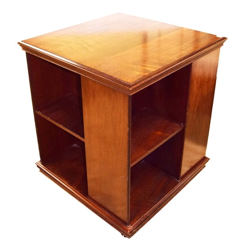 424 - A Mahogany Revolving Bookcase