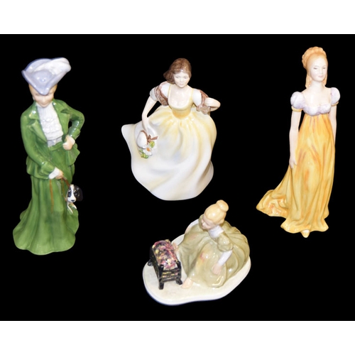 436 - A Ceramic Figurine 'Kathy' and Three Others