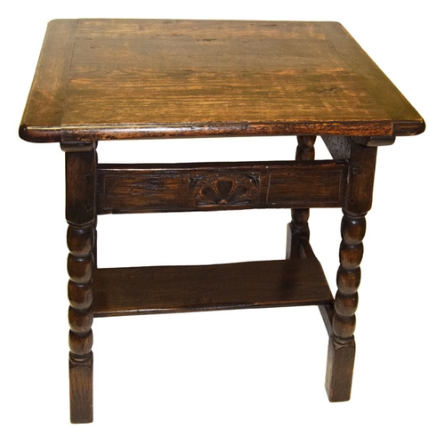 51 - An Early Oak Occasional Table