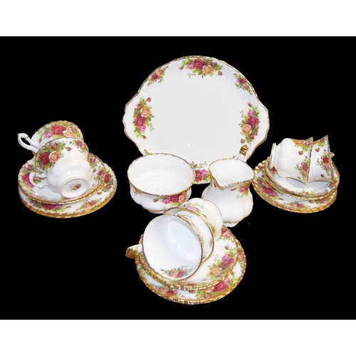 52 - A Royal Albert 'Old Country Rose' Teaset