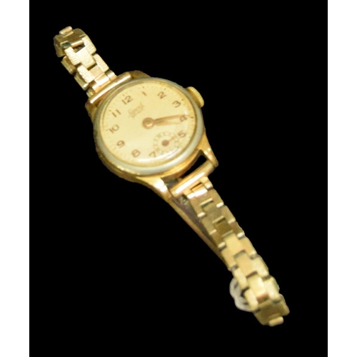 806 - A Gold Plated Ladies Wrist Watch