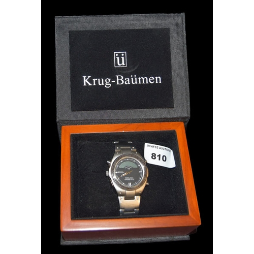 810 - A Krug Baumen Gents Wrist Watch