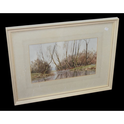 115 - A Watercolour 'Reflections' - Wilfred Haughton