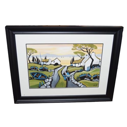 18 - A Framed Oil Painting 'Early Morning' - J P Rooney