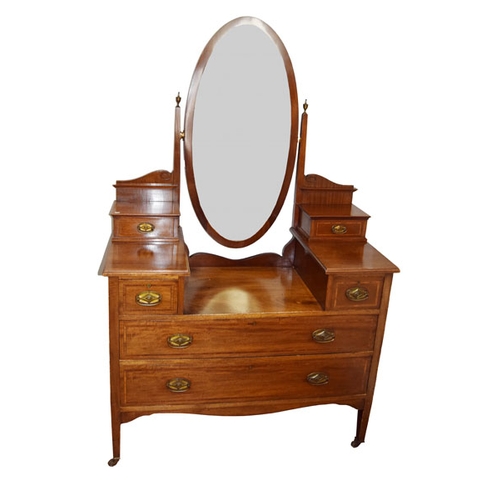 301 - A Edwardian Mahogany Dressing Table