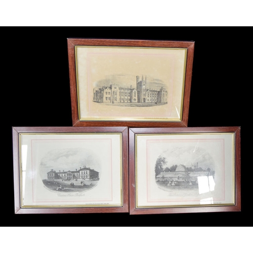 79 - Three Nicely Framed Etchings, Local Scenes