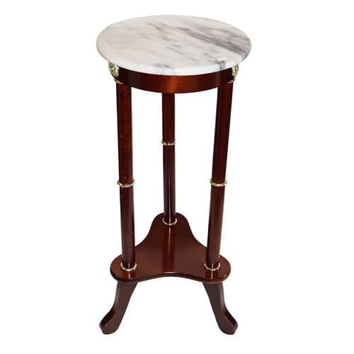 95 - A Marble Topped Plantstand