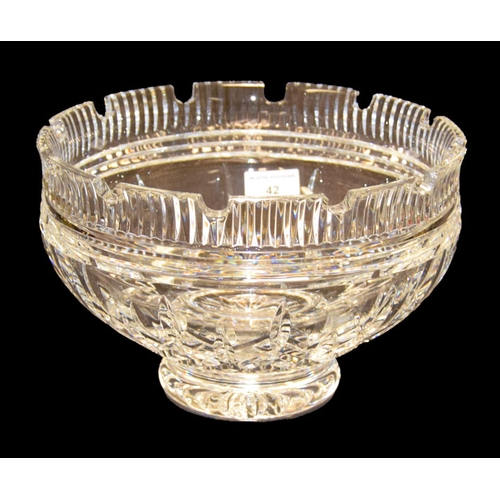 42 - A Waterford 'Lismore' Crystal Bowl