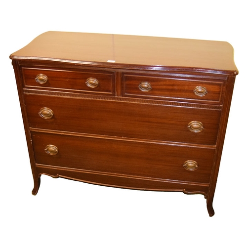 52 - An Art Deco Chest of Four Drawers, L.Bamberger & Company, Newark, USA  Circa 1920 (*Castle)