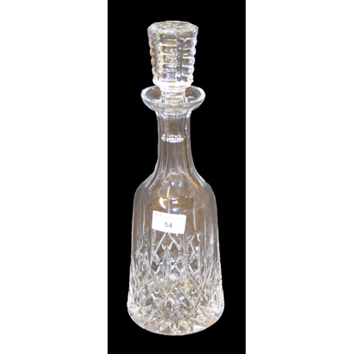 54 - A Waterford 'Lismore'  Crystal Decanter