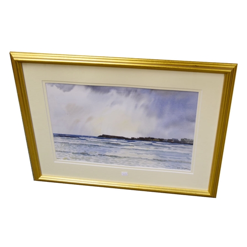 117 - A Watercolour 'Portrush, Co Antrim' - J D Wright