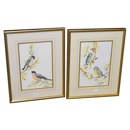 153 - A Nice Pair of Limited Edition Prints 'Birds' - Barbara Barrett