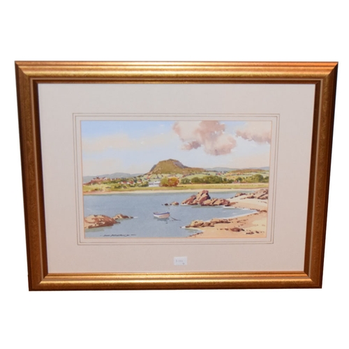 502 - A Watercolour 'Lurigedan, Cushendall Bay' - Sam McLarnon