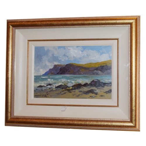 506 - An Oil Painting 'North Antrim Coast' - Hugh McIlfatrick