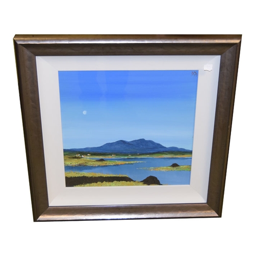 587 - An Oil Painting 'Connemara, Co. Mayo' - David Gordon Hughes