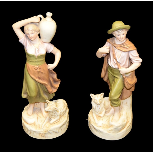 611 - A Nice Pair of Royal Dux Figurines