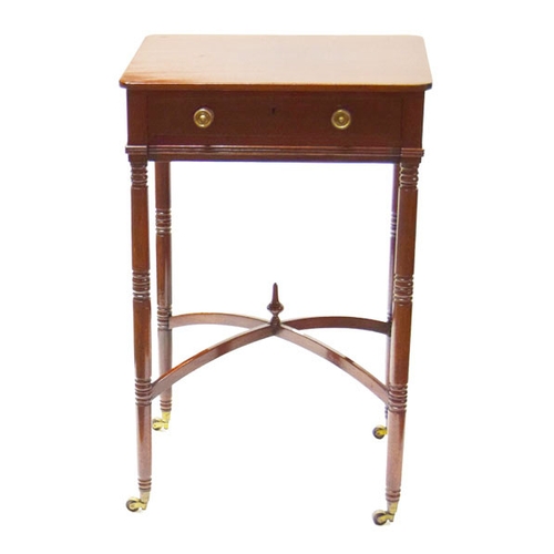 649 - A Very Nice Victorian Mahogany Occasional Table, Centre Drawer